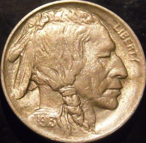 1913-P Buffalo Nickel Variety 1 Choice/Gem BU Uncirculated Full Horn
