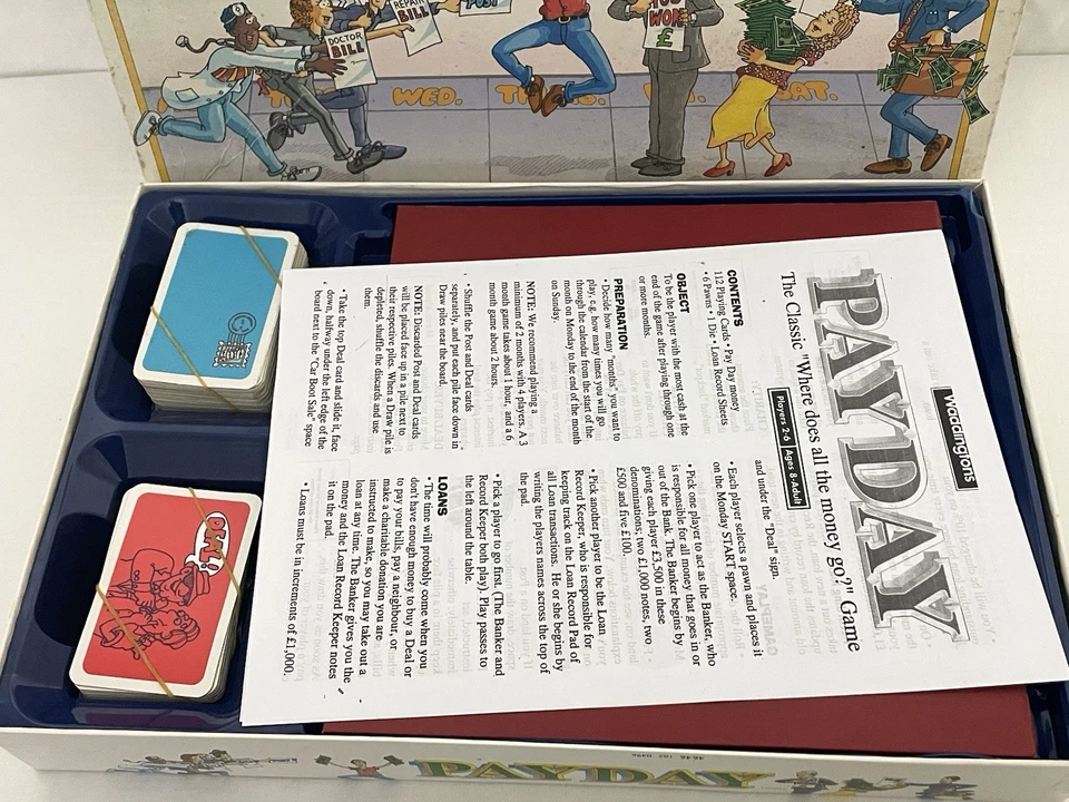 Vintage Payday Board Game Waddingtons Hasbro 1994 complete - Image 2 of 4