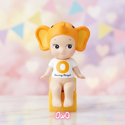 Sonny Angel 12th Anniversary Sitting Elephant Figure 2016 Letter O