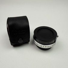 Vintage Vivitar MC 2x-5 Tele Converter Lens Nikon F Mount W/ Case Japan Made