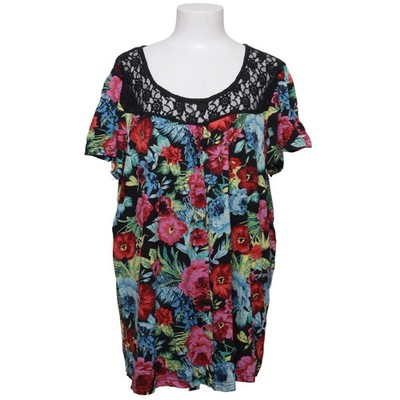 Cellbes, Top, Größe: 50/52, Mehrfarbig, Baumwolle/Viskose, Blumen, Damen #Rrc