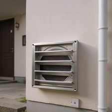 Stainless Steel External Wall Air Vent Extractor Grille Metal Cover 100 125 150m