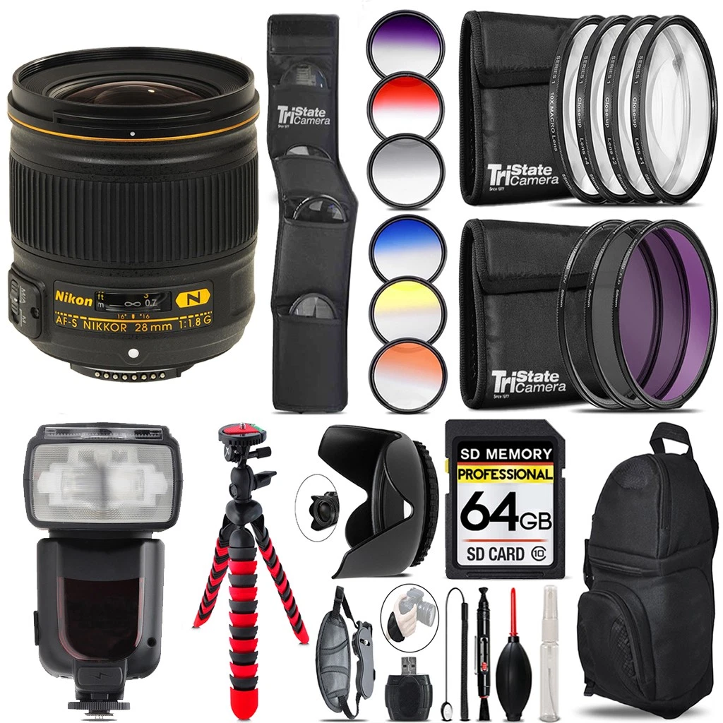 Nikon f/1.8 Camera Lenses 28mm Focal for sale | eBay
