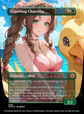 Traveling Chocobo - Anime Waifu High Quality Altered Art Custom card