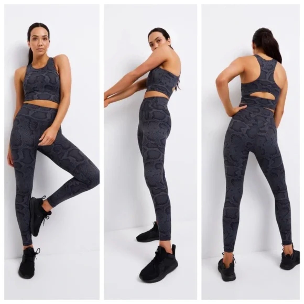 AllFenix Indie Python-Print Racerback Longline Sp… - image 12