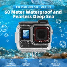 60M Camera Diving Case Waterproof Photography Accessories for Insta360 Ace/Pro