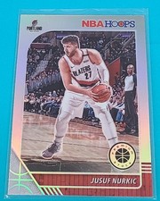 2019 Hoops Silver Prizm #162 Jusuf Nurkic Trail Blazers Basketball Card I4