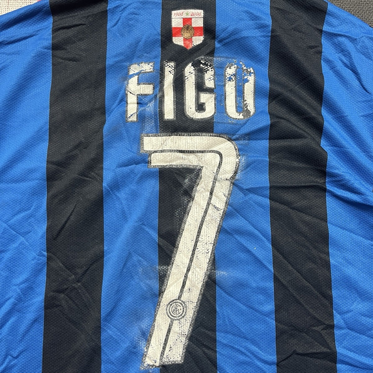 Nike Inter Milan 100 Years 1908-2008 Luis Figo #7 07/08 Home