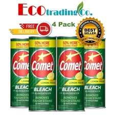 21 oz. All Purpose Abrasive Powder Cleaner with Bleach, Lemon (4-Pack)