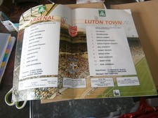 Challenge Cup Final 1988 Arsenal V Luton Town Football Programme VGC L16