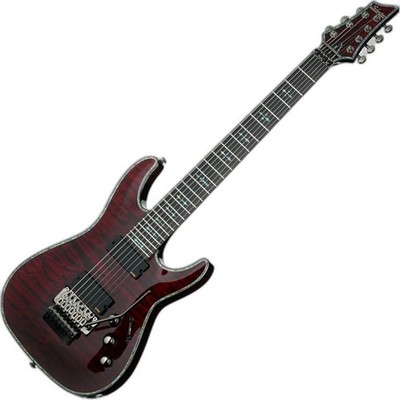 Schecter Hellraiser C-7 FR Electric Guitar Black Cherry