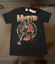 Misfits T-Shirt Skeleton Punk Rock Band Tee Black Adult Size Small