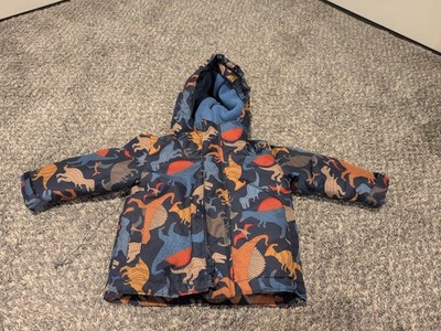 Children's Place 3 in 1 Jacket 18-24M Blue With Dinosaurs Multicolor Coat System