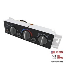 Front A/C Heater Climate Control Panel Module with Rear Window Defogger Switch