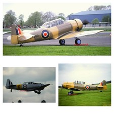 3 x Aircraft 35mm Slides, North American AT-6C Harvard IIA, G-TEAC, 1984-1988