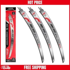 EZARC Japanese Teeth Reciprocating Saw Blade 15 Inch, Arc Edge Wood Pruning Saw