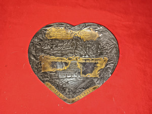 Souvenir Trinket Tray, Colorado, 4.5" Wide - Pikes Peak, Garden of the Gods