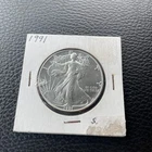 1991 American Silver Eagle 1 Troy Oz. .999 Fine One Dollar BU Uncirculated Coin