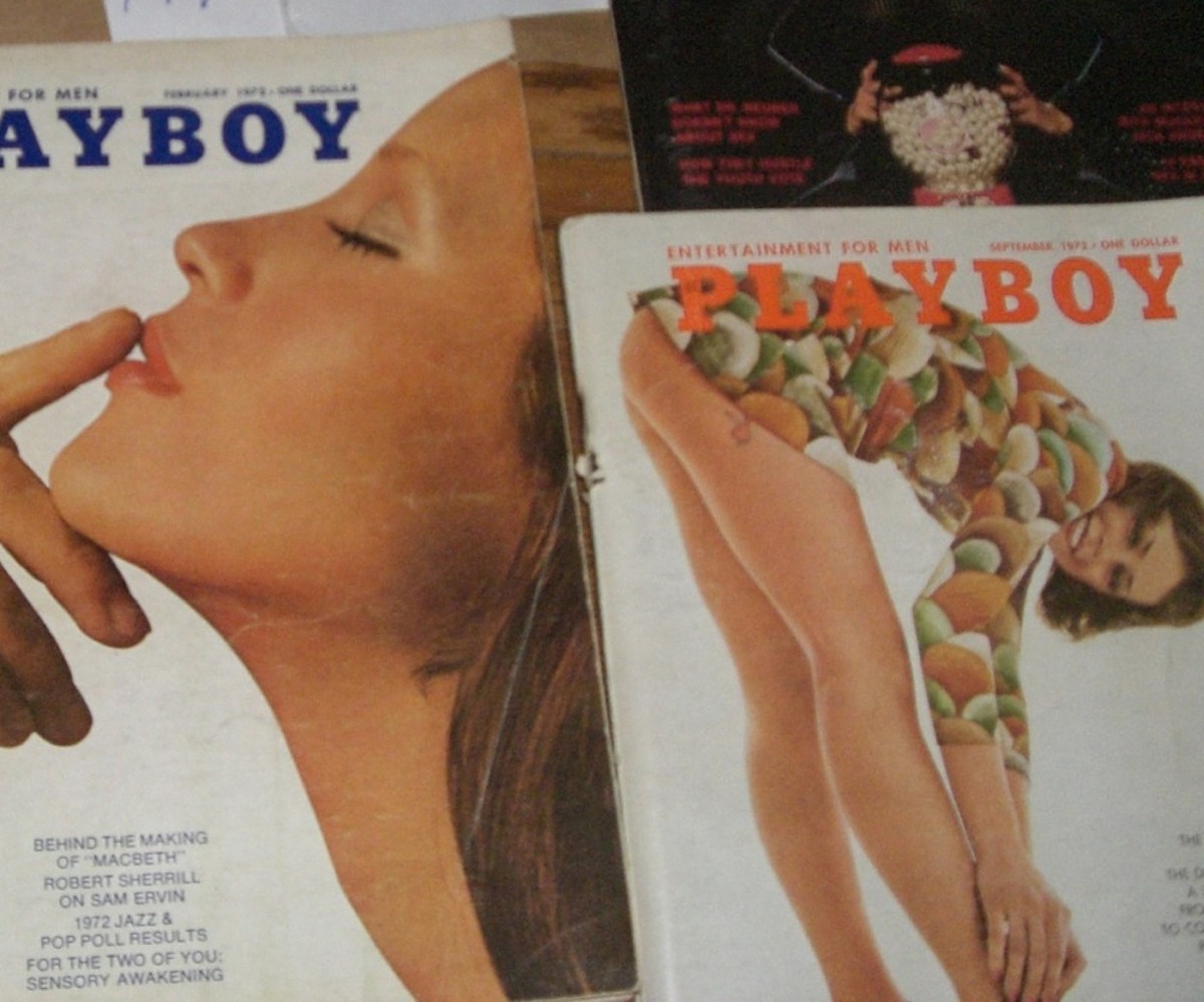 Playboy 1972 プレイボーイ vintage ドルガバ　レア Playboy Magazines 1972 FEB. MAY,SEPT,OCT NOV. 5 VINTAGE