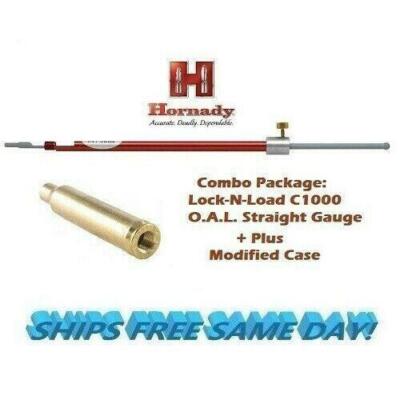 Hornady Lock-N-Load STRAIGHT OAL Gauge C1000 + .223 / 5.56mm Modified Case A223