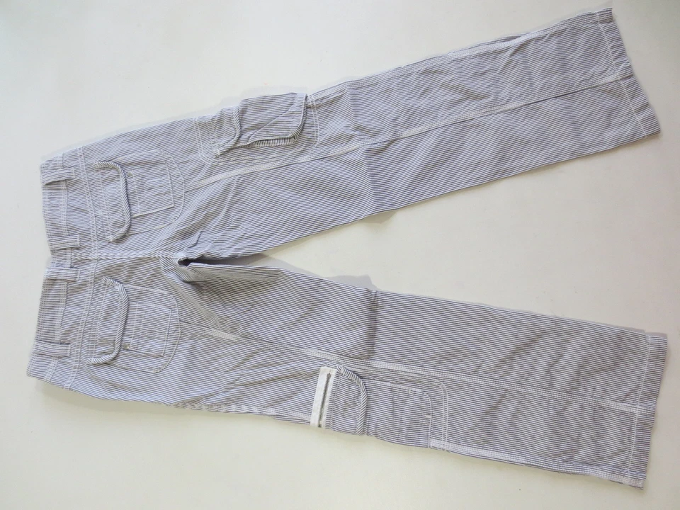 STREET ONE Outdoor Cargo Hose GUNNAR long 36 (34-36) Streifen grau weiß /F77 - Bild 4 von 4