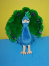 FAO Schwarz PEACOCK Bird 14" Plush Toys R Us 2013 Stuffed Animal