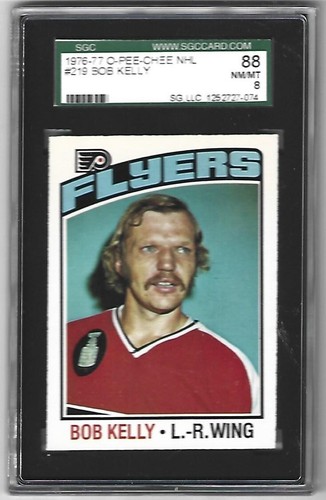 1976 OPC #219 BOB KELLY SGC 88 OR 8 NM/MT ! AWESOME CARD!