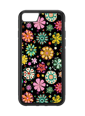 Handyhülle Abstrakt Blumen Kunst Floral Sommer Muster für iPhone Modelle