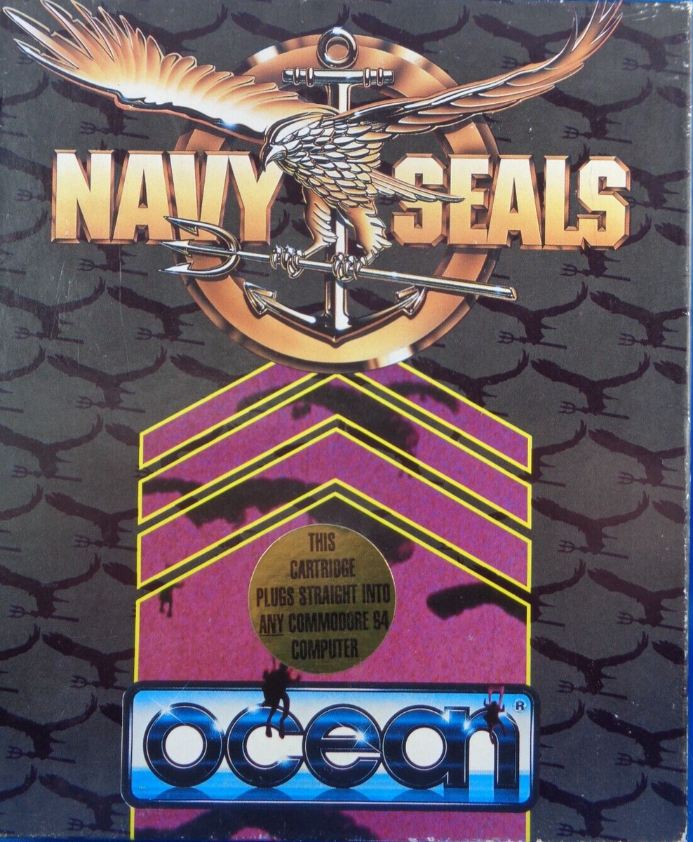 Jeu Navy Seals Ocean Sur Commodore 64 - Édition Italienne - Cartouche FR1