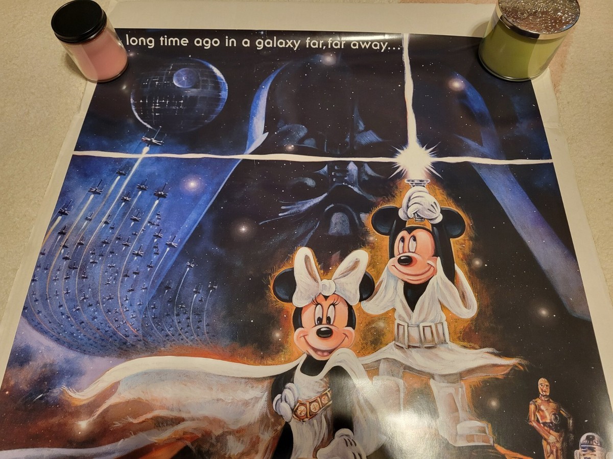 Walt Disney World Star Wars Weekend 2004 Mickey & Minnie Poster
