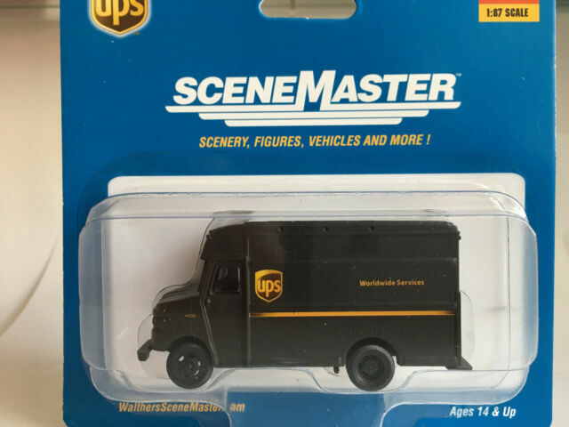 Toys Hobbies UPS United Parcel Service Tandem Tractor Trailer HO 