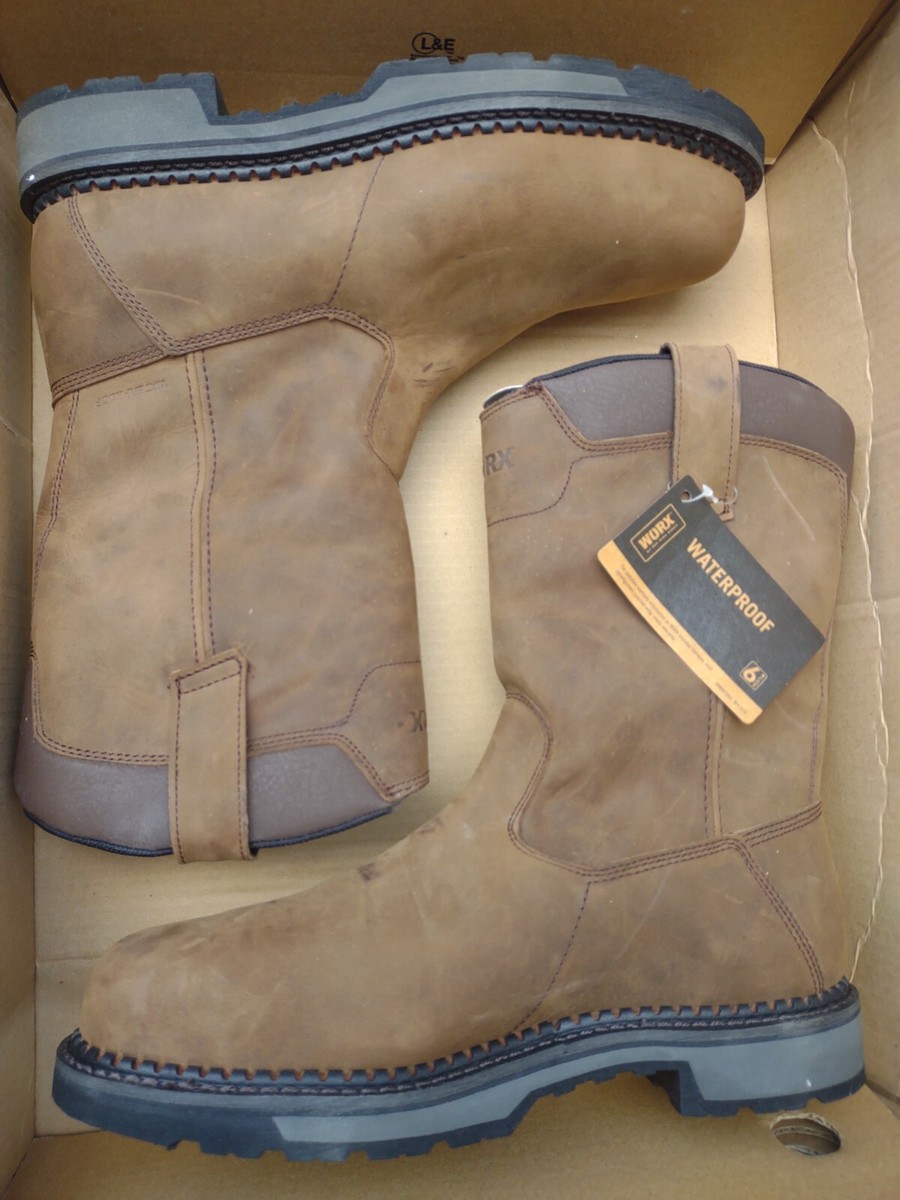 Red Wing Worx 5702 Steel Toe Waterproof Electrical Hazard Boots 12