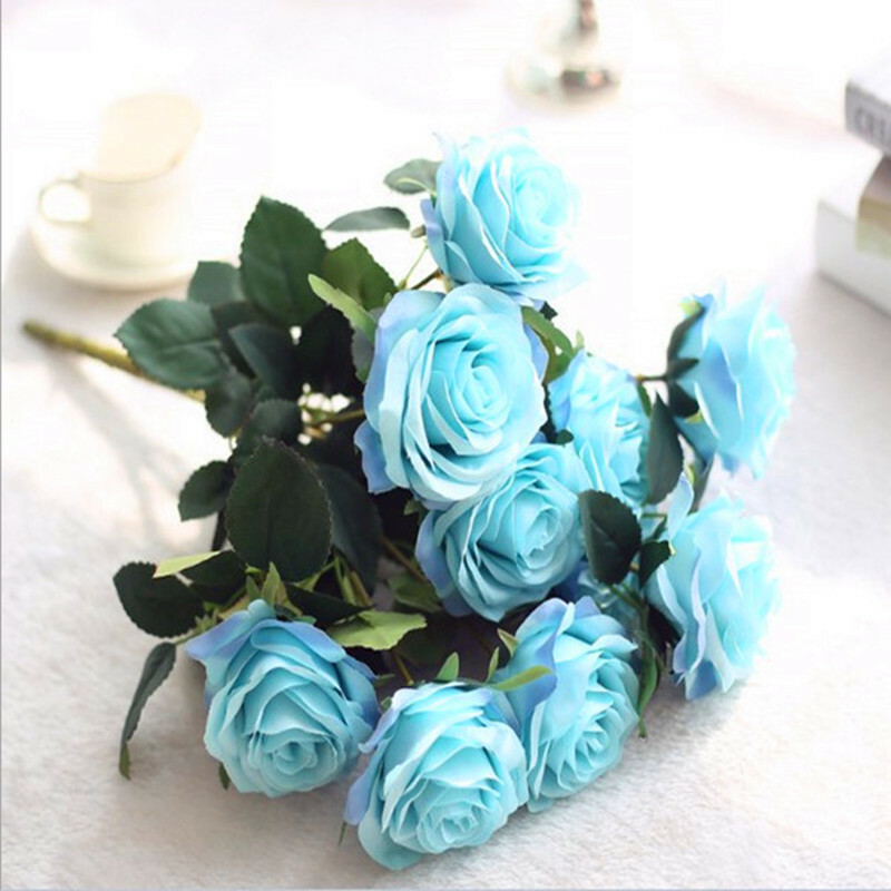 Faibay Künstliche Bluen Rosen Rosa Schaurosen It Stiel