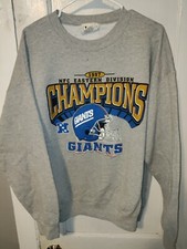 Vintage New York Giants 1997 NFC East Champions Lee Sport Sweatshirt Men Size XL