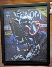Venom 3D Wall Art Decor Marvel Superhero Villain 12.5 X 15.25 - EXCELLENT!!!