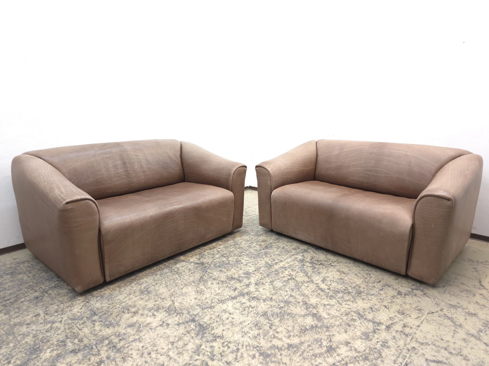 De sede ds 47 set in brown desede designer sofa real leather sofa couch