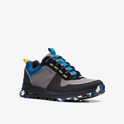Clark Mens ** ATL TREK WALK GTX WP - Grey Combi - Waterproof ** UK 8,9 ...