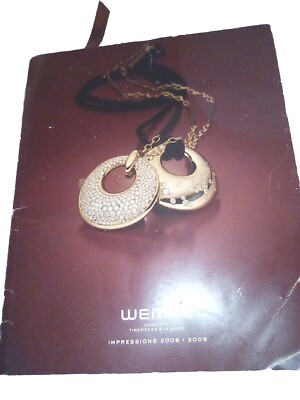 Wempe  Watch Fine Jewelry CATALOG 2008-9 + Price List