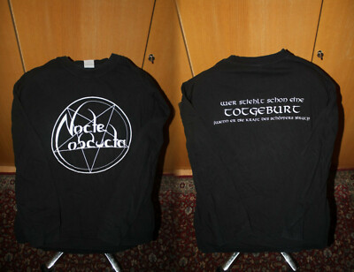 Nocte obducta - Logo Longsleeve XL Lunar Aurora Nagelfar Darkspace Darkthrone
