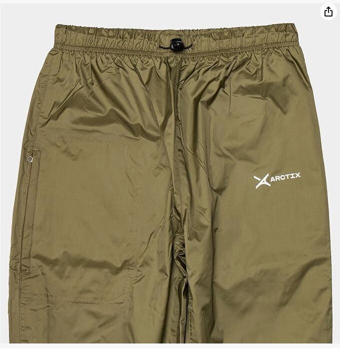 Arctix Men's Storm Rain Pant, Olive, XX-Large/28" Inseam