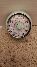 New Stainless Steel Green Mechanical Timer W/Magnetic Suction Time Management!