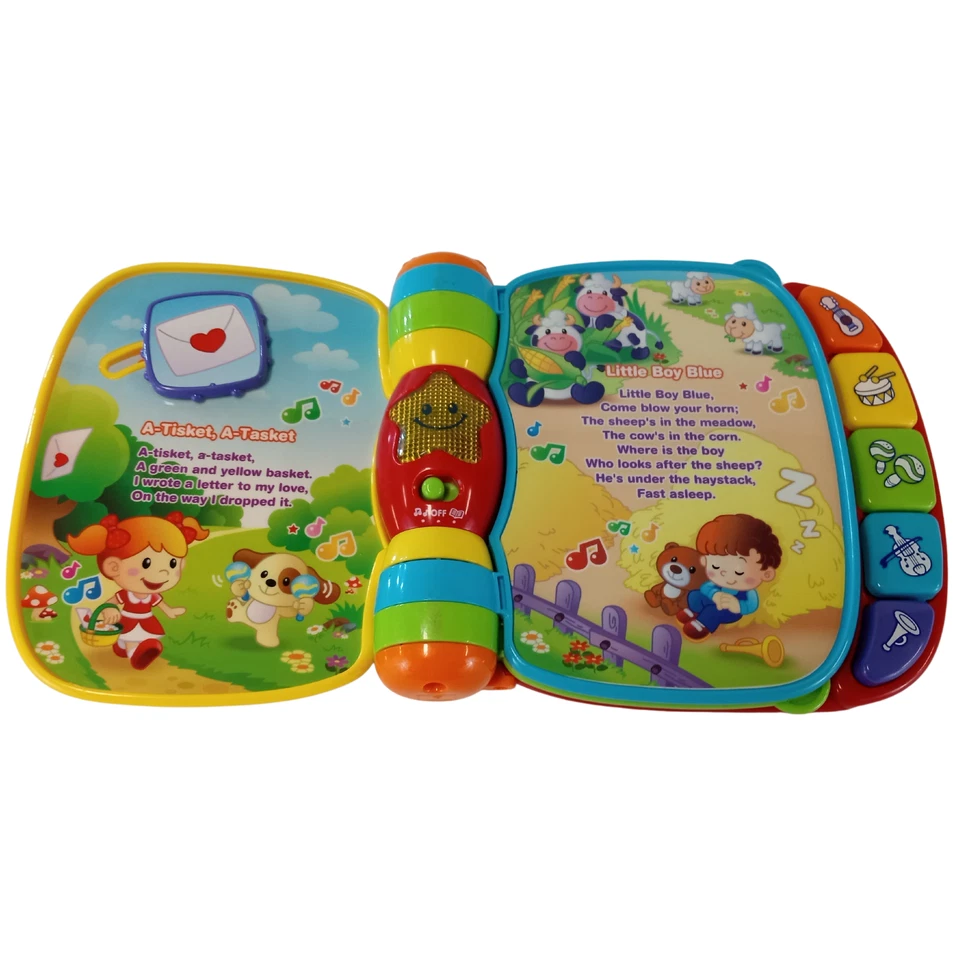 VTech Musical Rhymes Book Interactive Learning Toy - Image 3 of 4