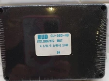 BUD RADIO CU-385-MB SCREW TYPE MINI BOX PLASTIC BLACK FINISH