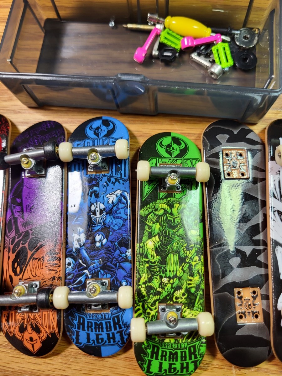 Vtg Tech Deck Lot of 7 DARKSTAR Chet Thomas, Adam Dyet Finger