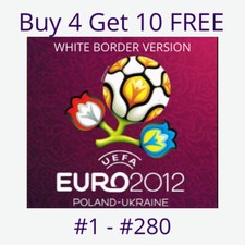 Panini UEFA Euro 2012 - Poland-Ukraine Stickers White Border - #001 - #280