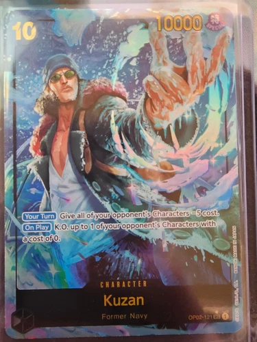 NM Kuzan (OP02-121) (Alternate Art) OP02-121 Premium Booster -The Best- Foil