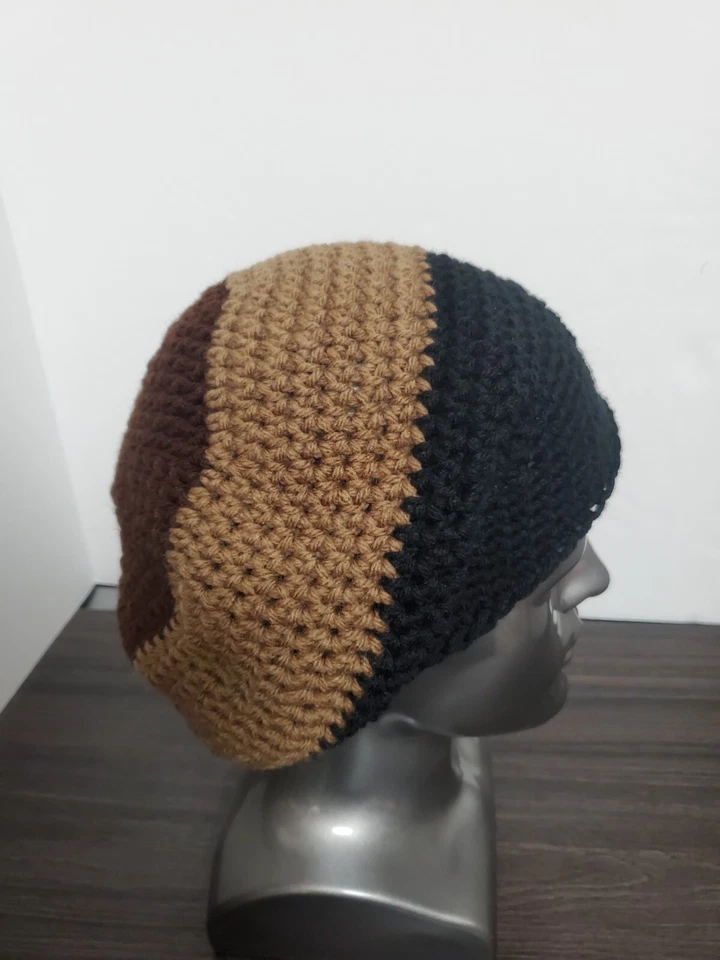 Boina Tam Sombrero Rasta Hippie Dreads Gorro Reggae Gorra Rastas Slouchy Talla Única Foto 2 de 4