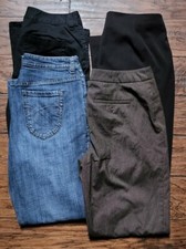 4 Pair Chico s Pant/jean Lot Sz 0 short Reg Sz 4 short 27"-29" inseam