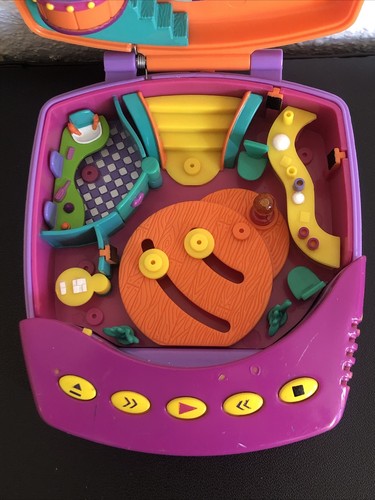 Polly Pocket Bluebird 1998 Vintage Mini CD Player Disco Playset NO DOLLS 2AAA - Picture 5 of 8