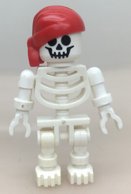 LEGO  -Minifigur Skeleton red Bandana Set 10679 Pirates Treasure Hunt - gen067